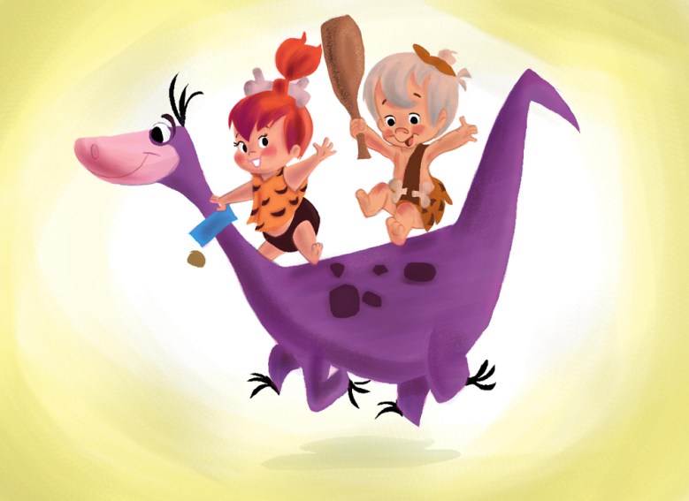 "Pebbles & Bamm Bamm "by Julian Chaney