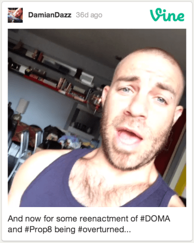 damiandazz Vine DOMA Overturn Buzzfeed